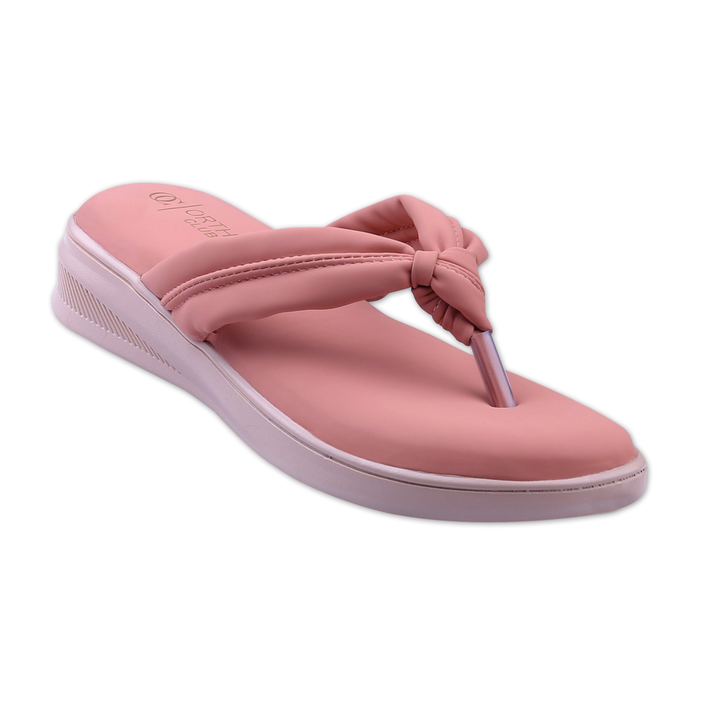 ORTHO CLUB Women’s Comfortable Soft Cushion Orthopedic Slippers | Anti-Skid Wedge Flip Flop Sandal