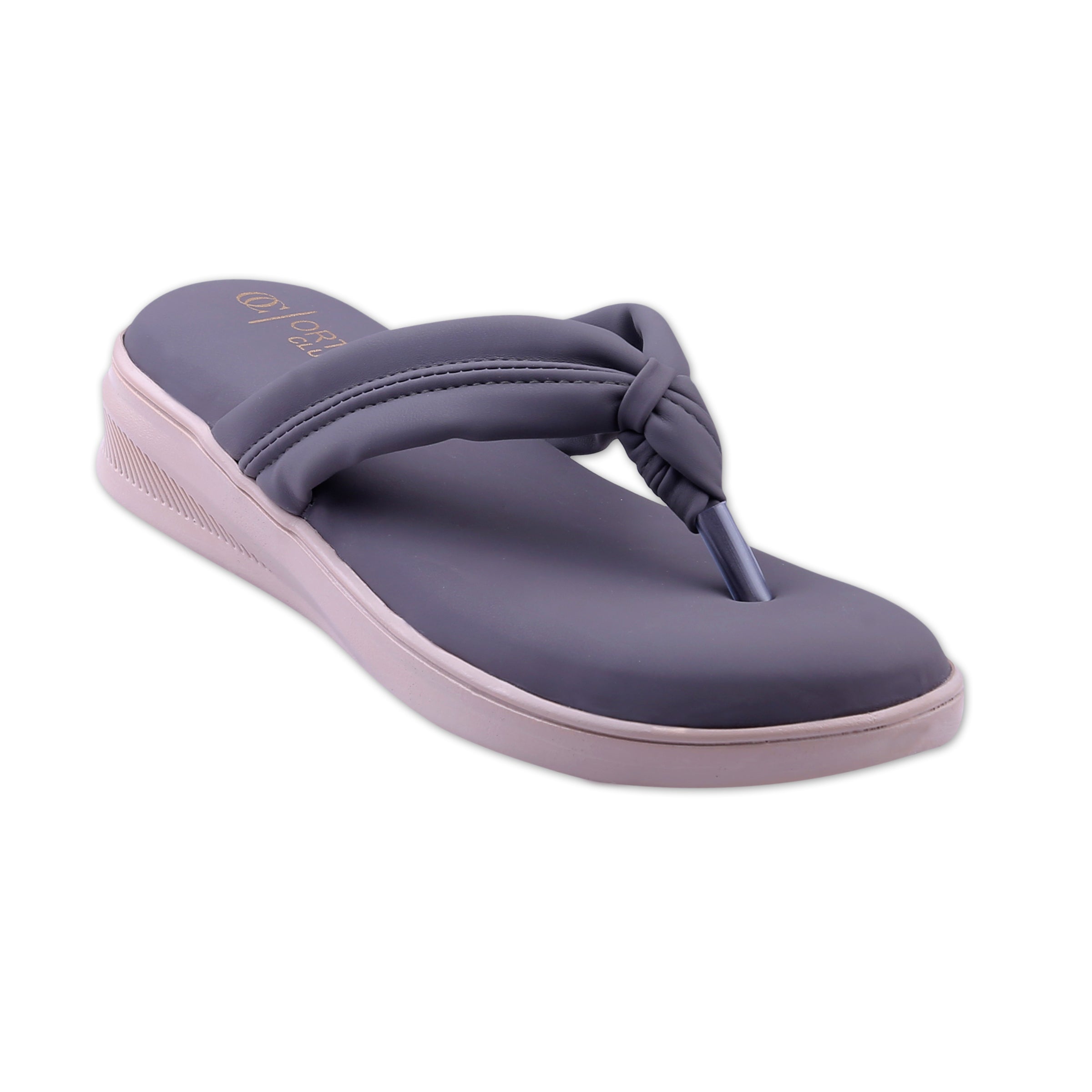 ORTHO CLUB Women’s Comfortable Soft Cushion Orthopedic Slippers | Anti-Skid Wedge Flip Flop Sandal