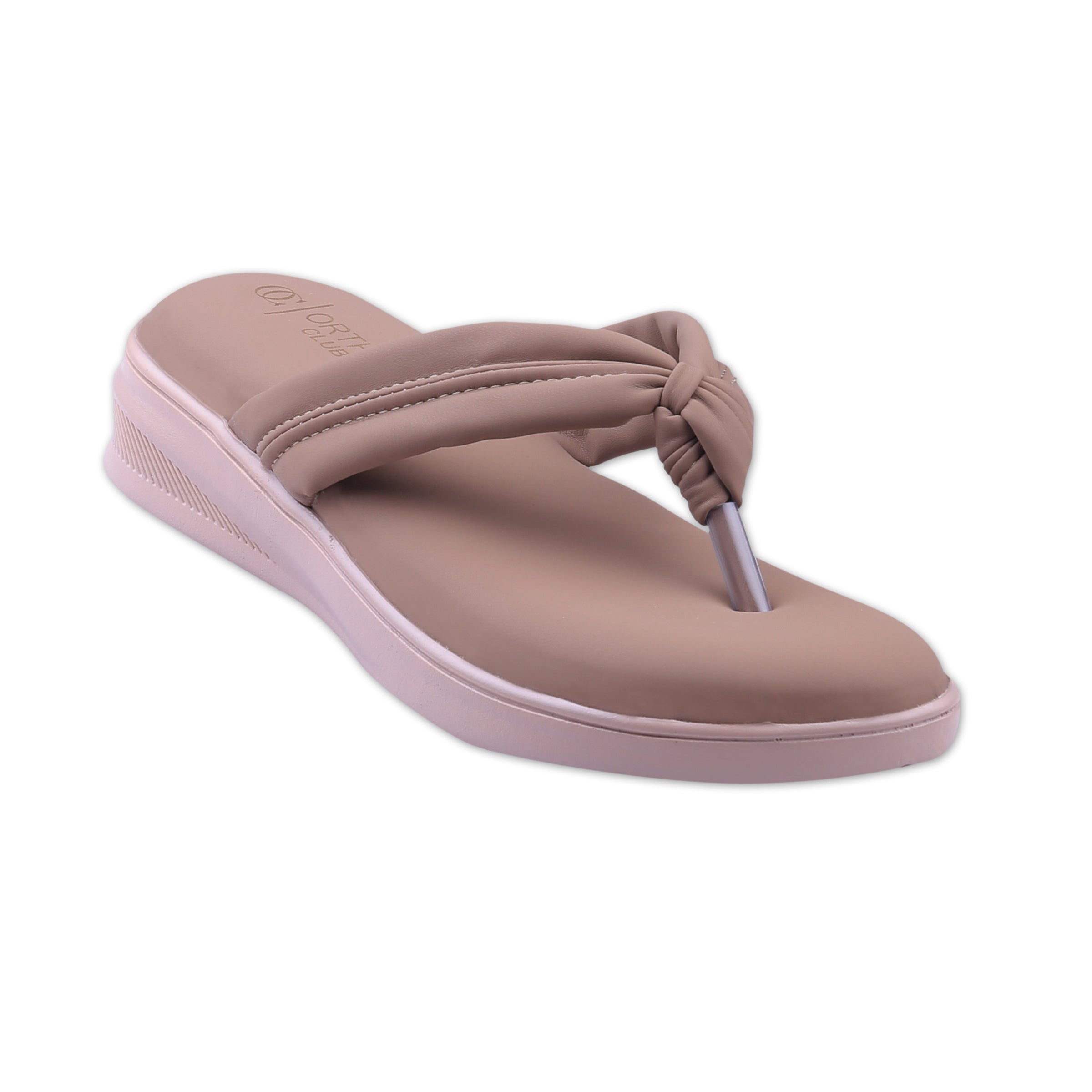 ORTHO CLUB Women’s Comfortable Soft Cushion Orthopedic Slippers | Anti-Skid Wedge Flip Flop Sandal