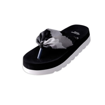 ORTHO CLUB Women’s Soft Cushion Flip Flops with Colorful Fabric Strap | Lightweight Orthopedic Slippers for Women