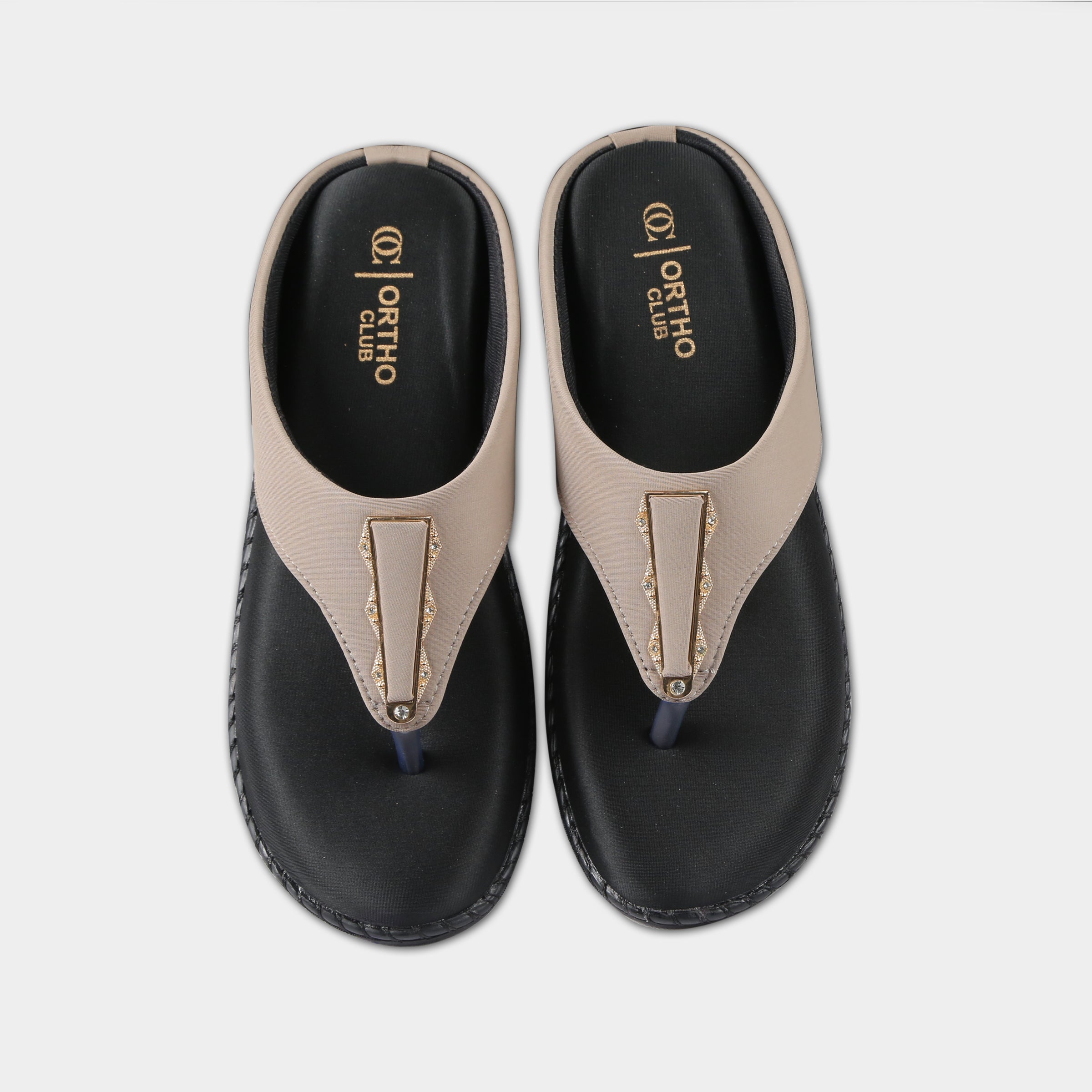 ORTHO CLUB Fancy doctor slippers for women Comfortable flat sandals