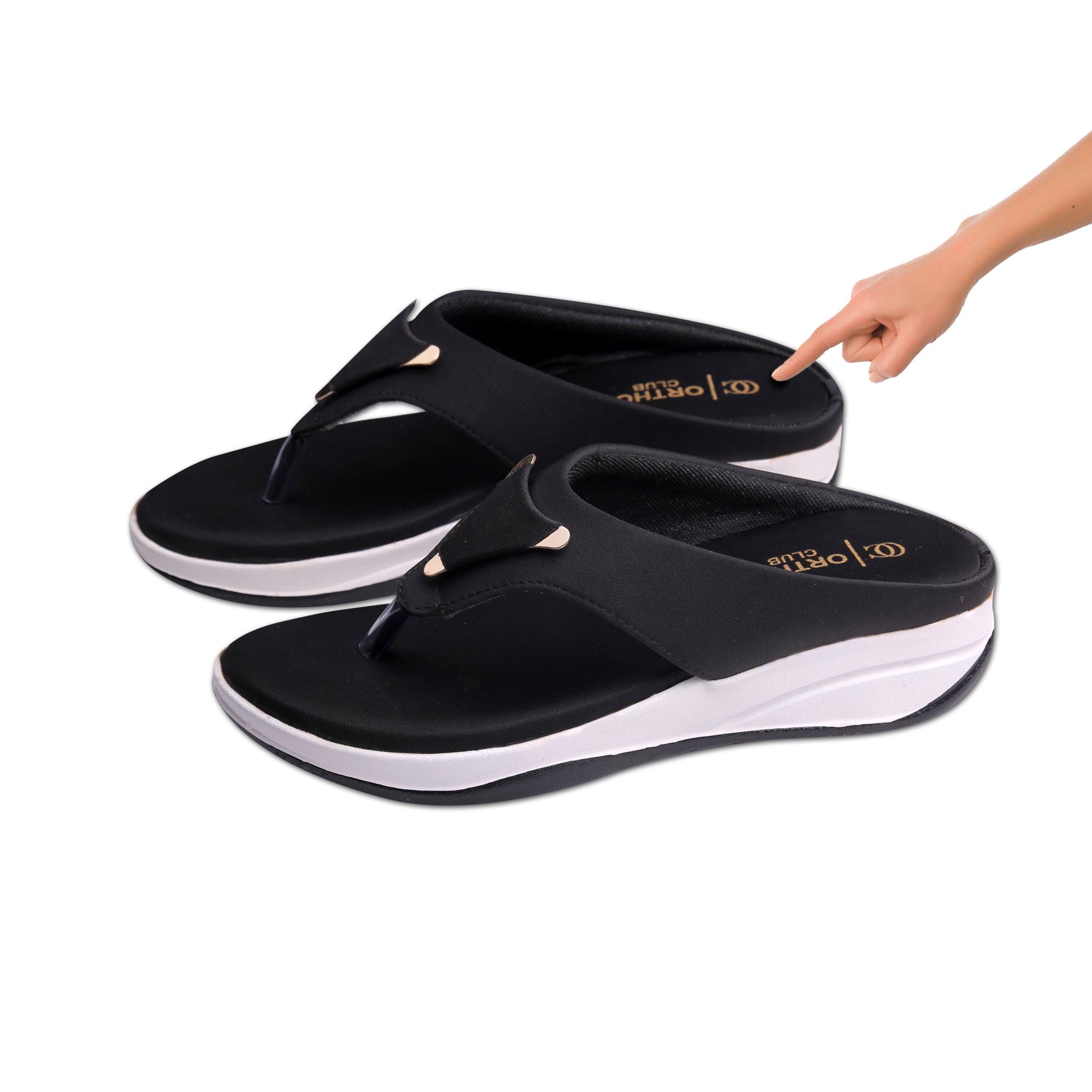 ORTHO CLUB Fancy doctor slippers Lightweight Daily Wear Flip-Flop