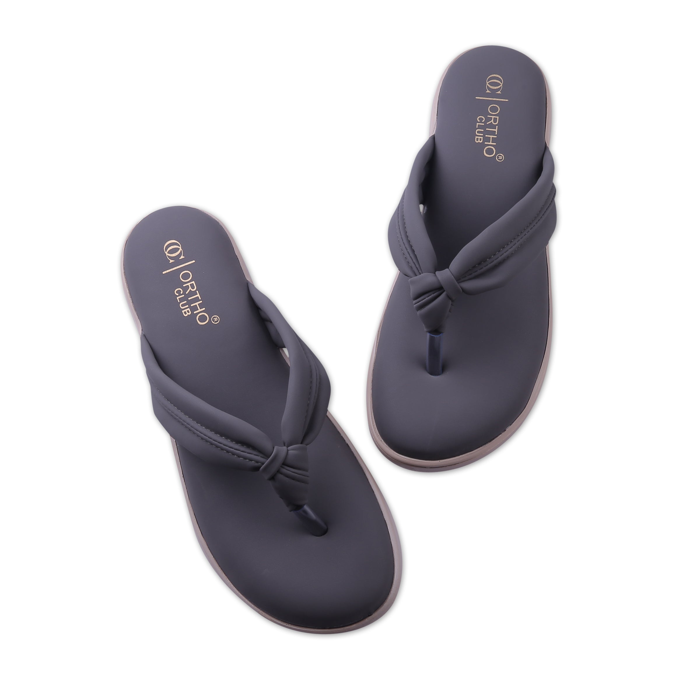 ORTHO CLUB Women’s Comfortable Soft Cushion Orthopedic Slippers | Anti-Skid Wedge Flip Flop Sandal