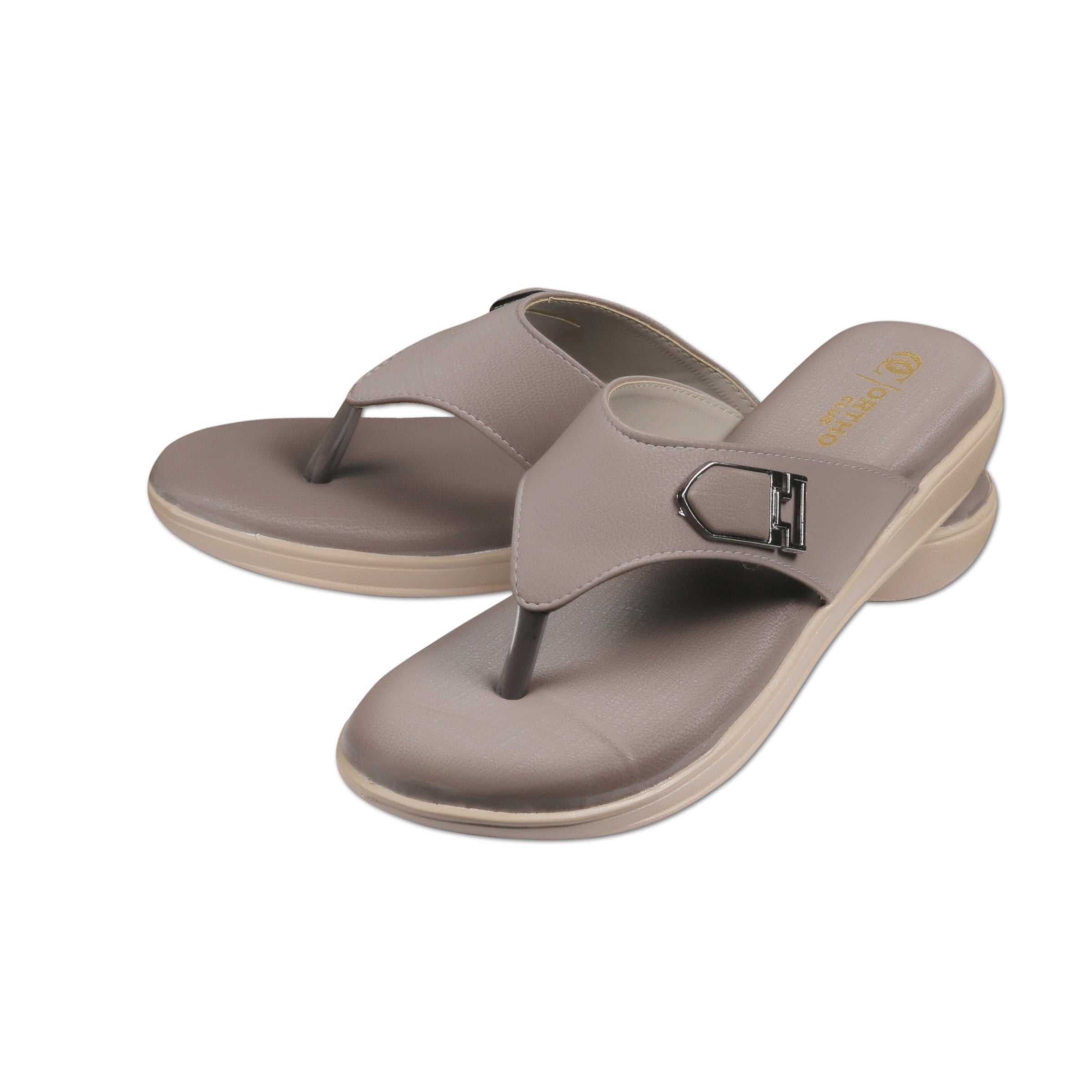 ORTHO CLUB Fancy doctor slippers Comfortable flat sandals for women