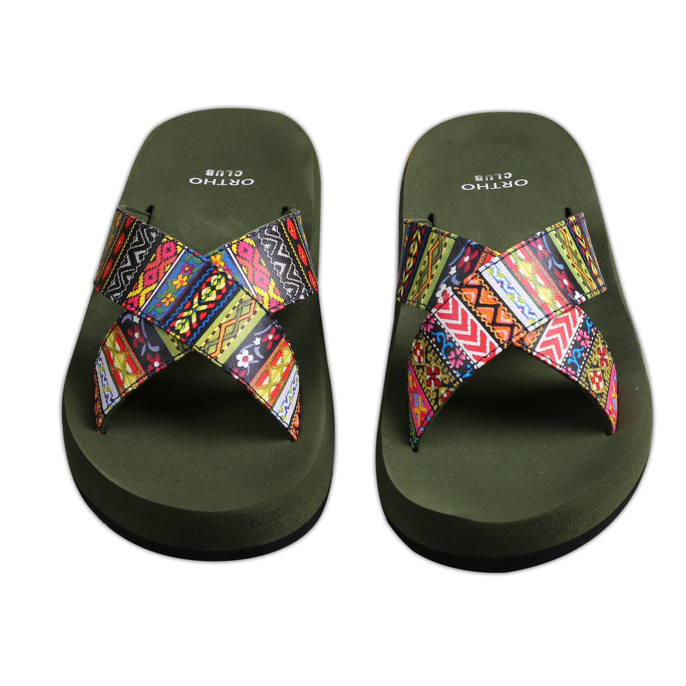 ORTHO CLUB Extra Soft Womens Printed Slipper