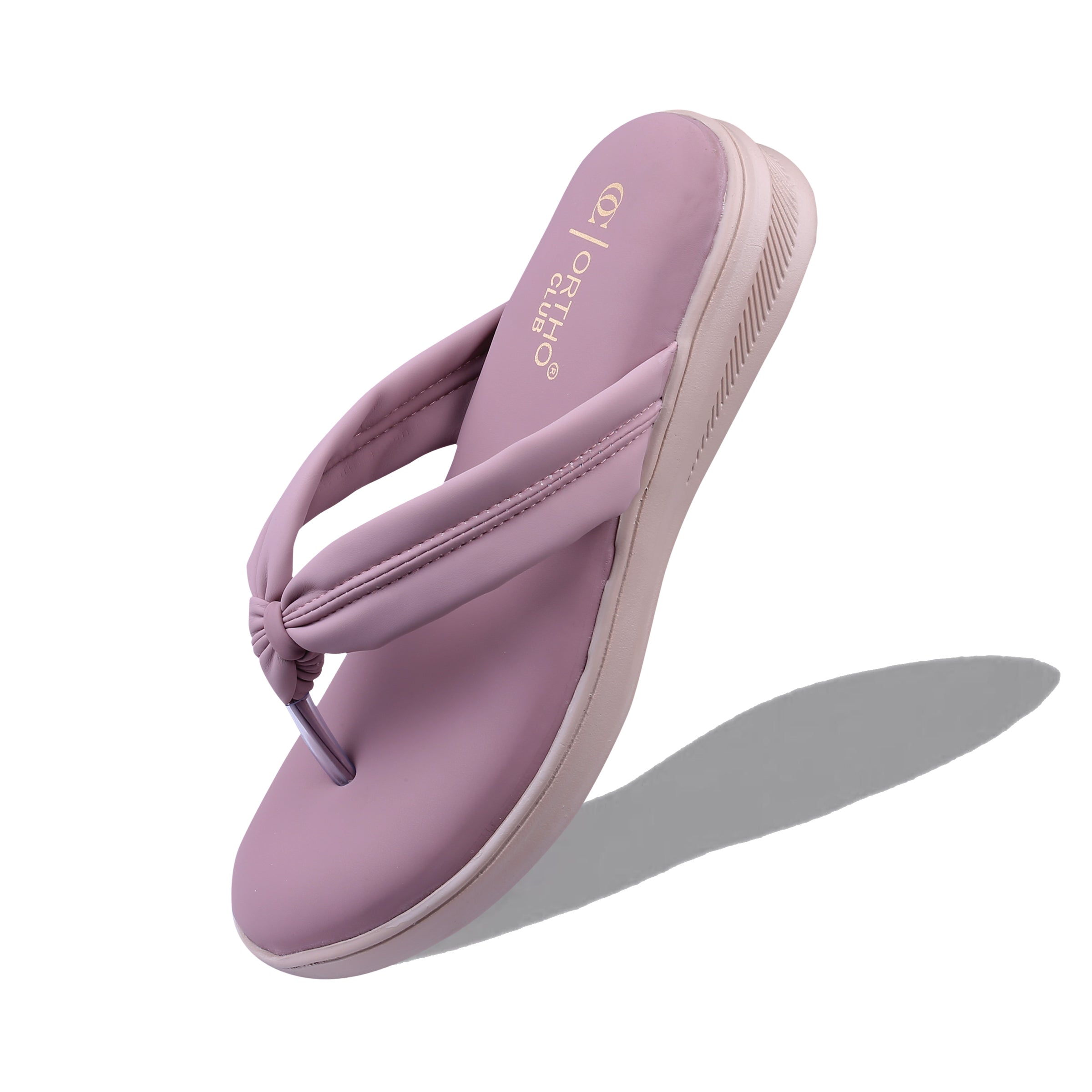 ORTHO CLUB Women’s Comfortable Soft Cushion Orthopedic Slippers | Anti-Skid Wedge Flip Flop Sandal