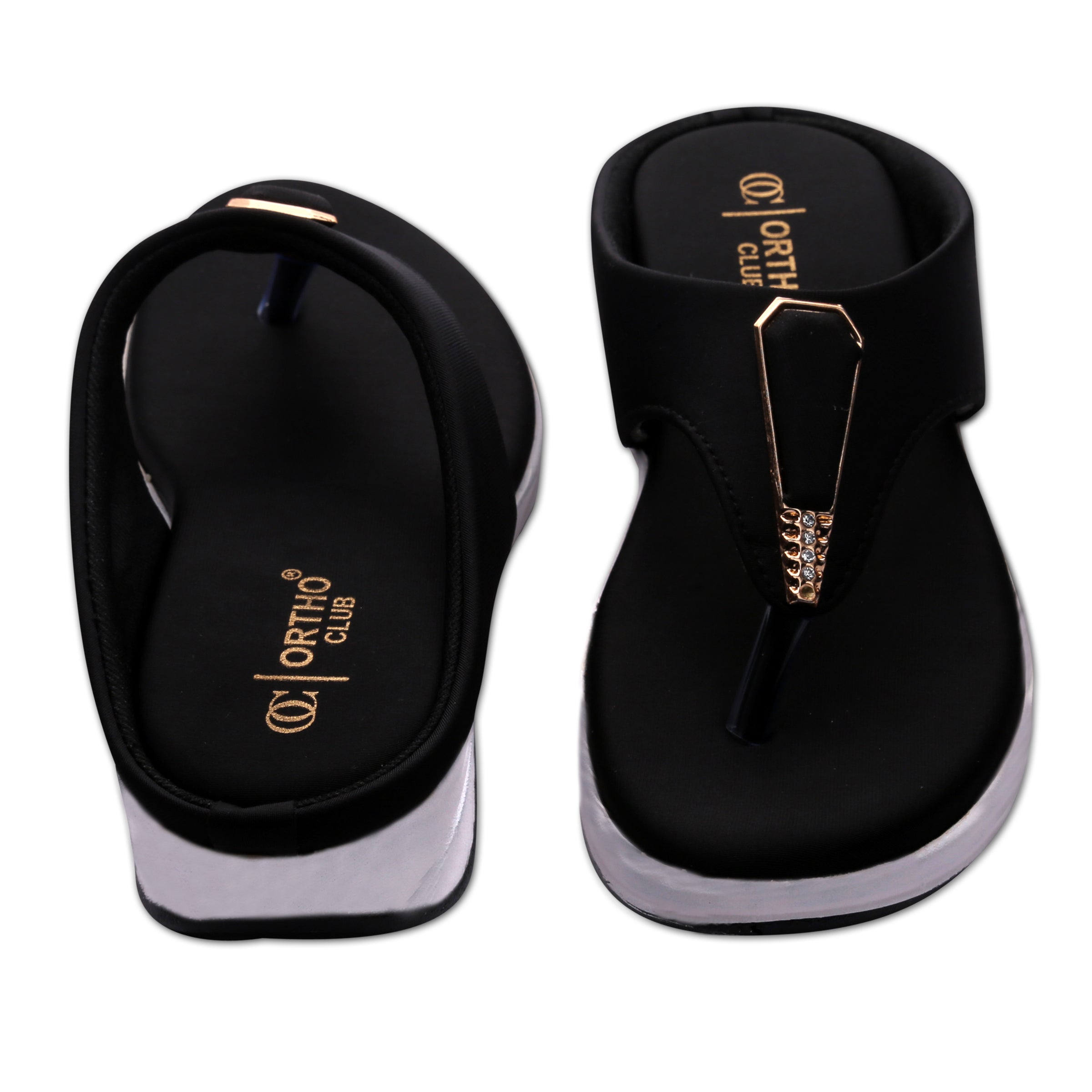 ORTHO CLUB Fancy doctor slippers Comfortable flat sandals for women