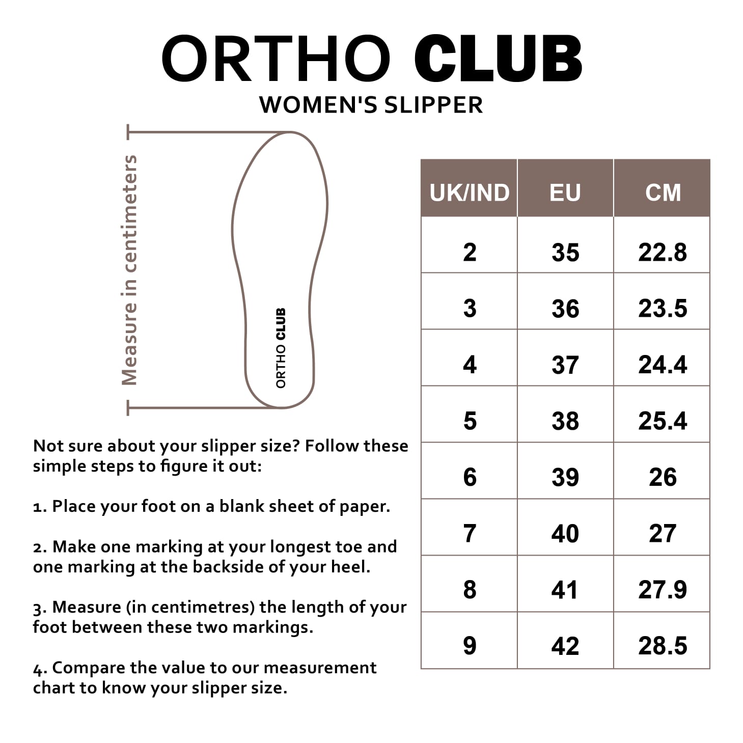 ORTHO CLUB Extra Soft Womens Printed Slipper