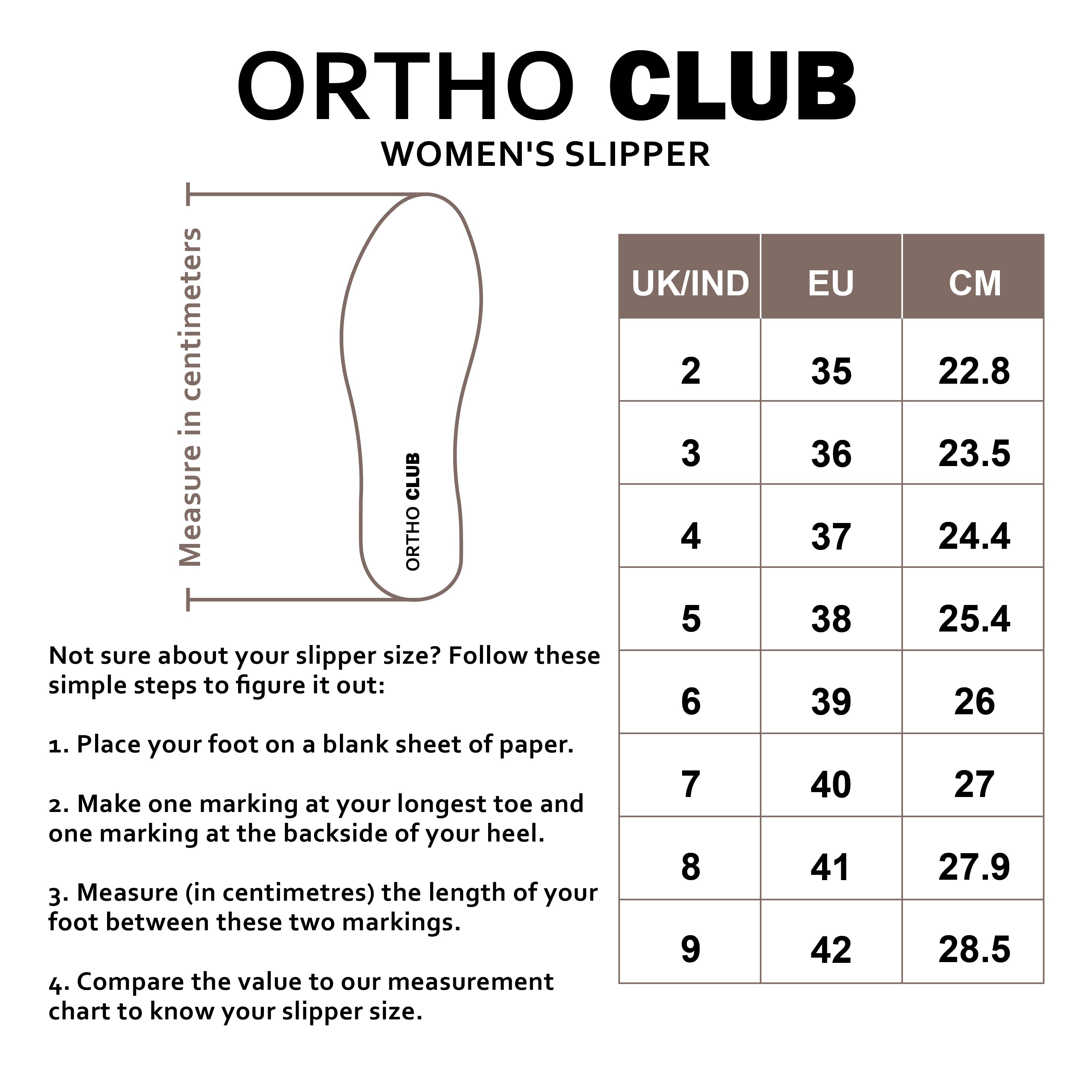 ORTHO CLUB Orthopedic Slippers For Women & Girls Daily Use