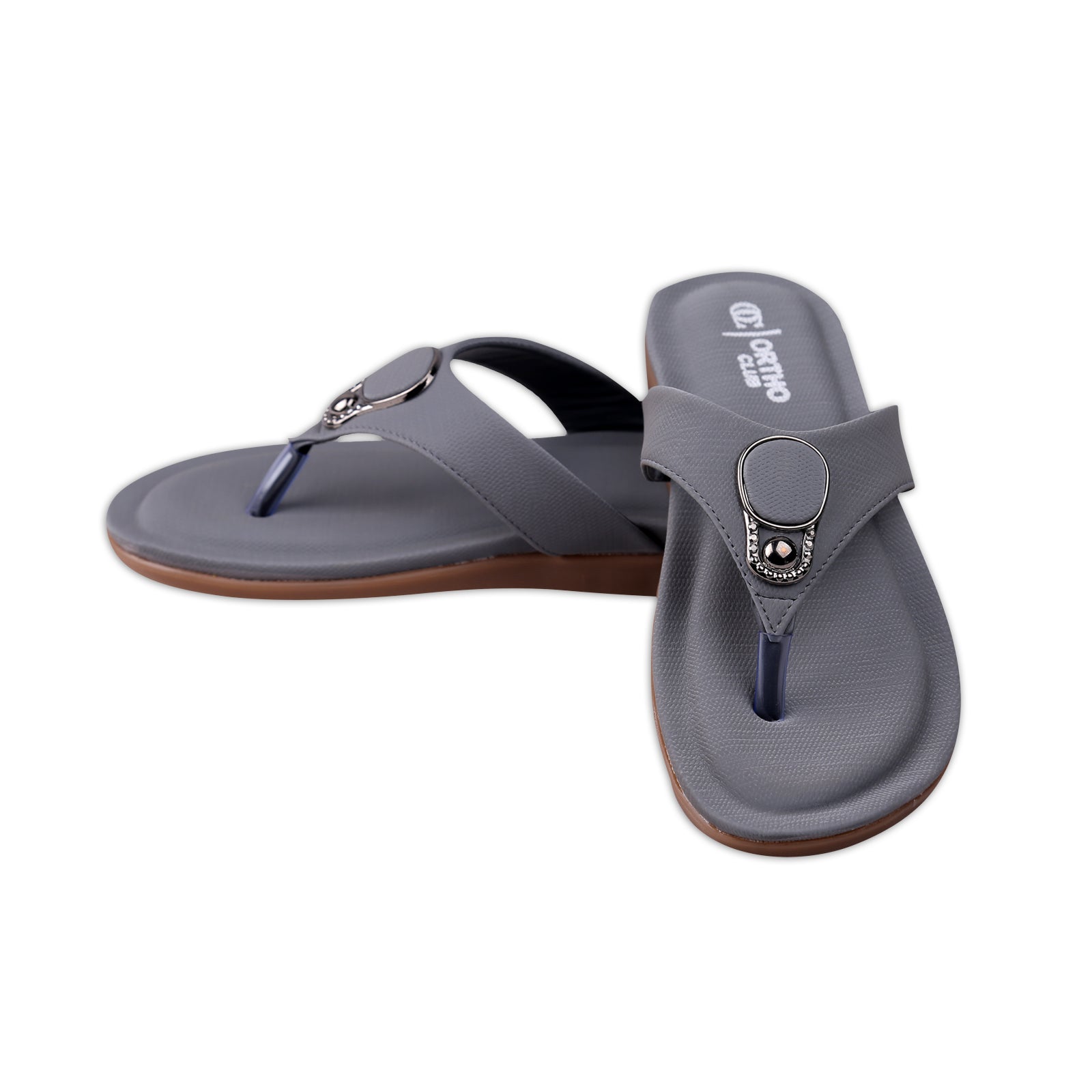 ORTHO CLUB Women’s Comfortable Orthopedic Flip-Flops | Soft Cushion Slippers with Arch Support | Stylish Sandals for Walking & Casual Use