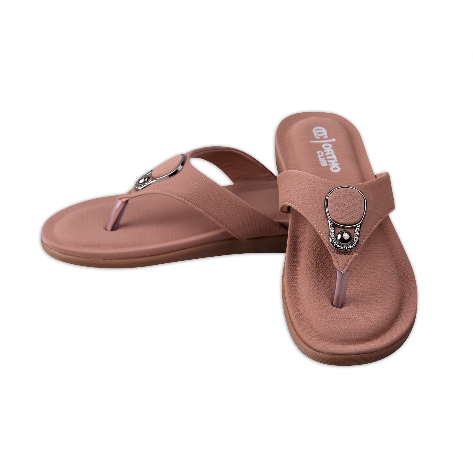 ORTHO CLUB Women’s Comfortable Orthopedic Flip-Flops | Soft Cushion Slippers with Arch Support | Stylish Sandals for Walking & Casual Use