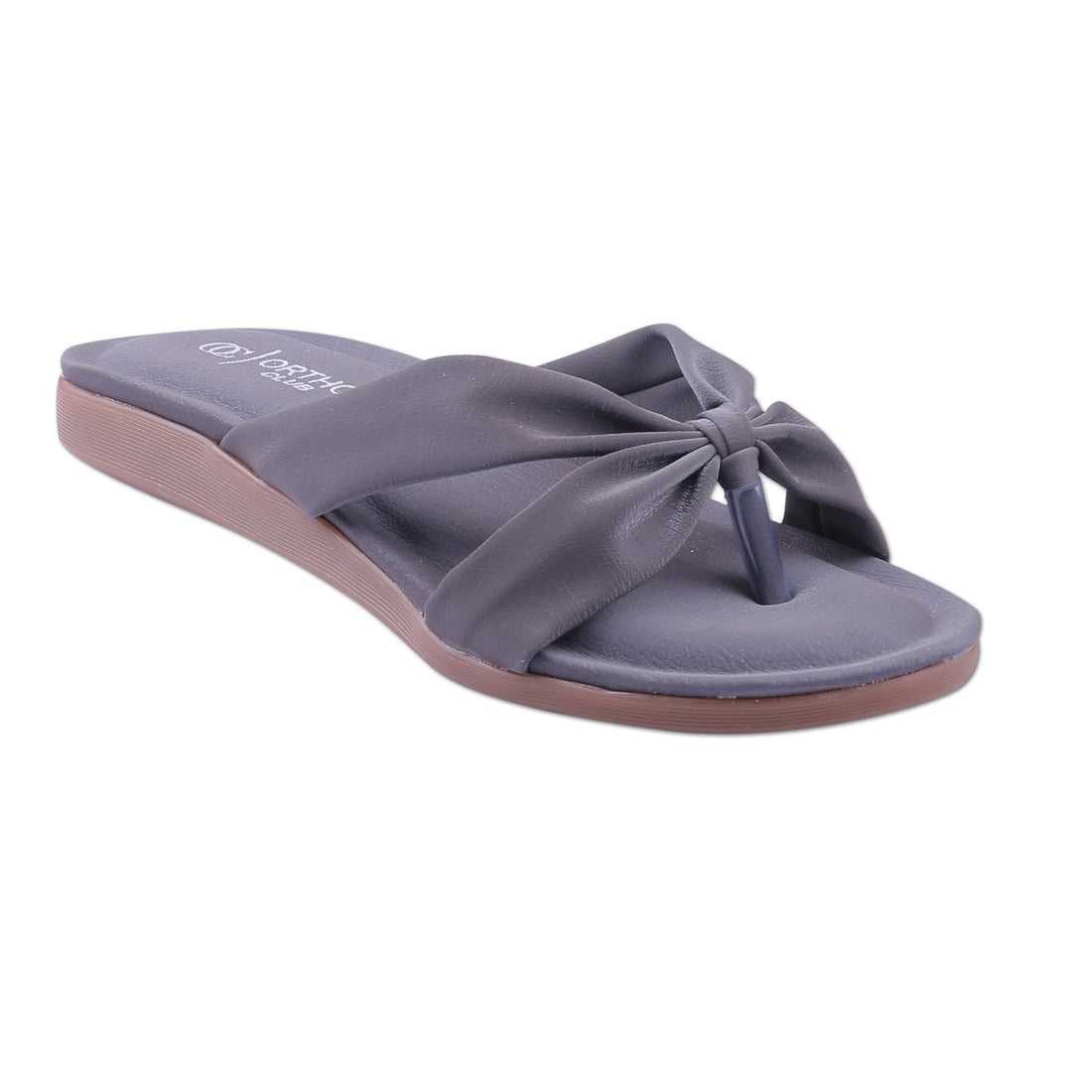 ORTHO CLUB Women’s Slip-On Flats with Stylish Bow Design