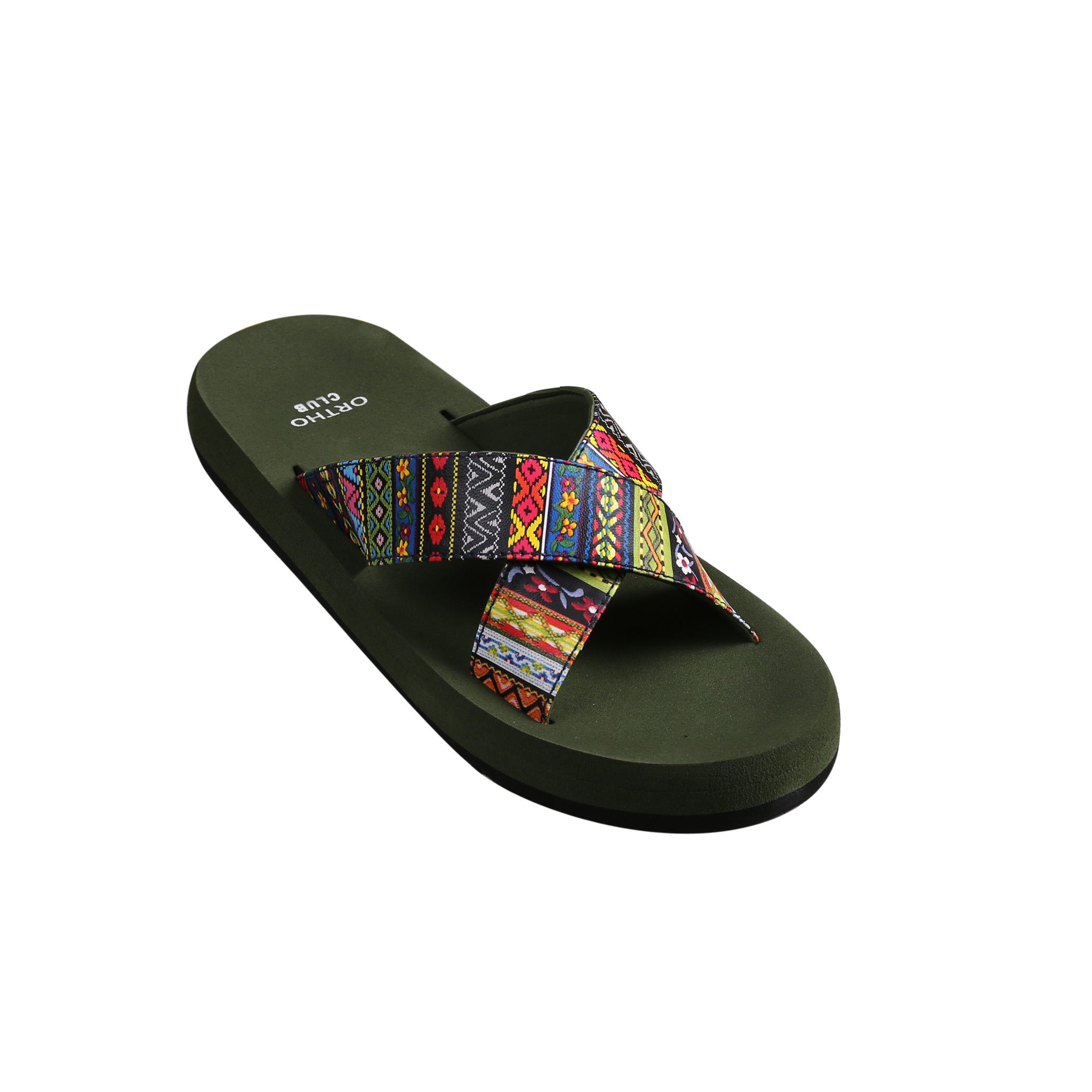 ORTHO CLUB Extra Soft Womens Printed Slipper