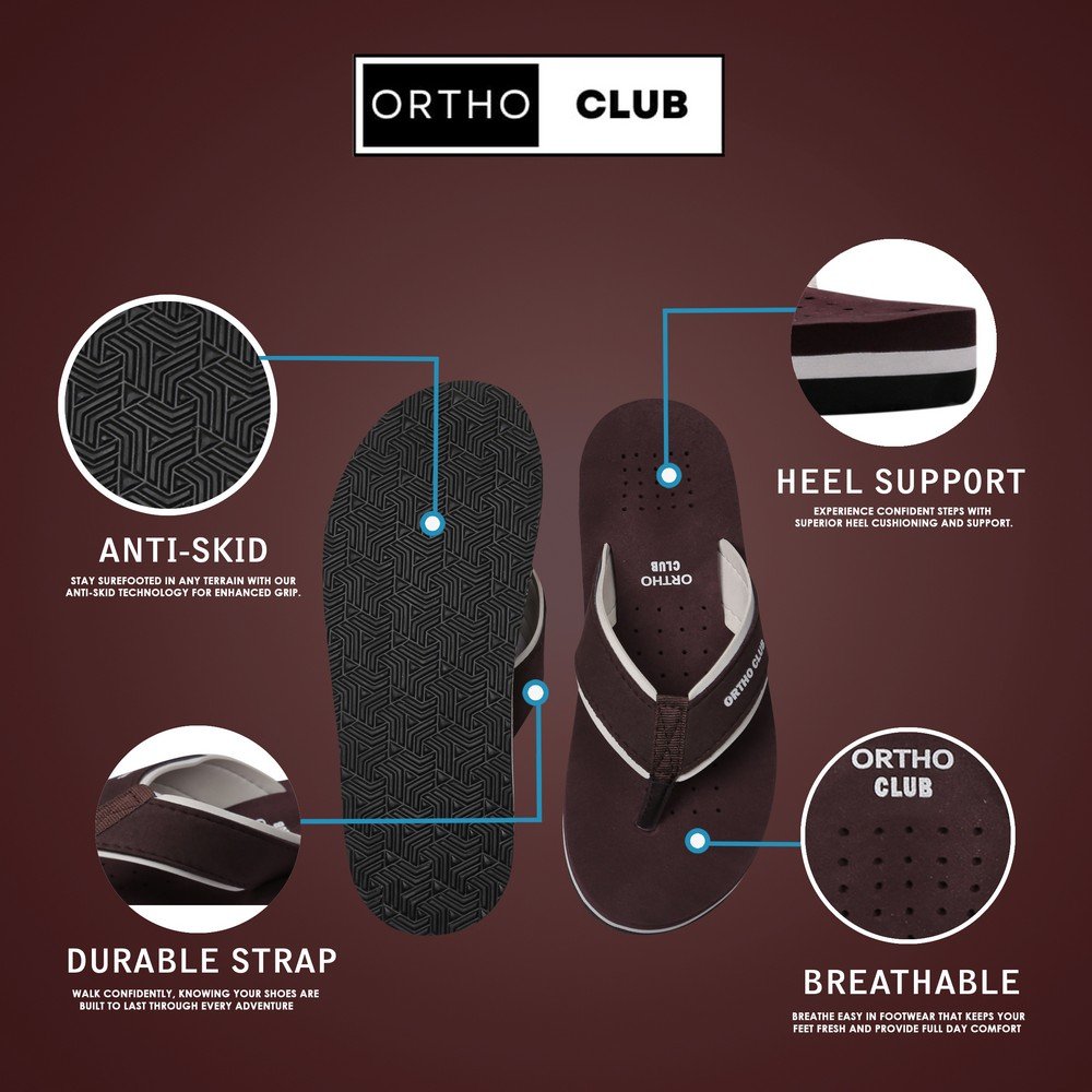 ORTHO CLUB Slippers For Man Ortho Health Slippers for Men