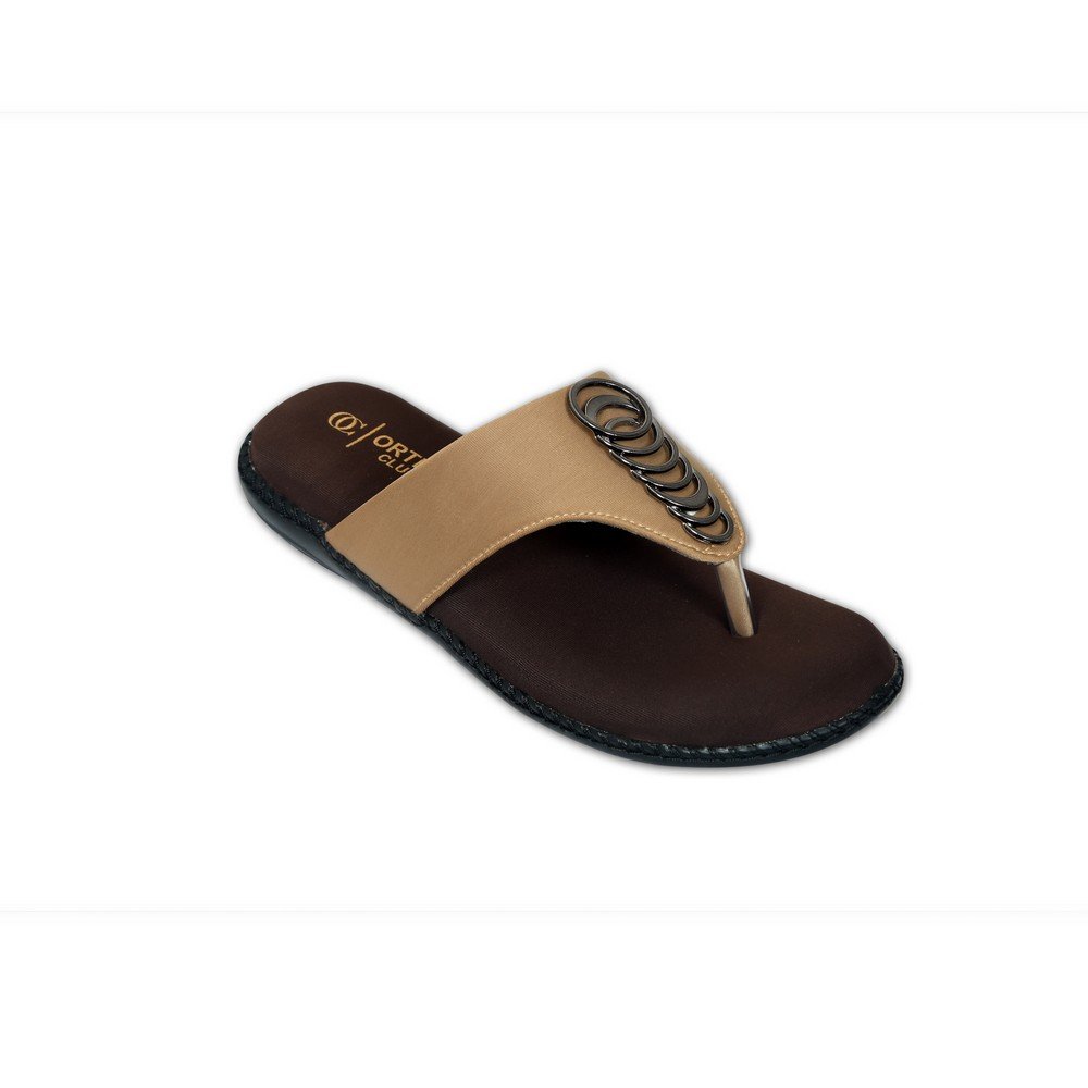 ORTHO CLUB Comfortable flat sandal Slipper's for Women's