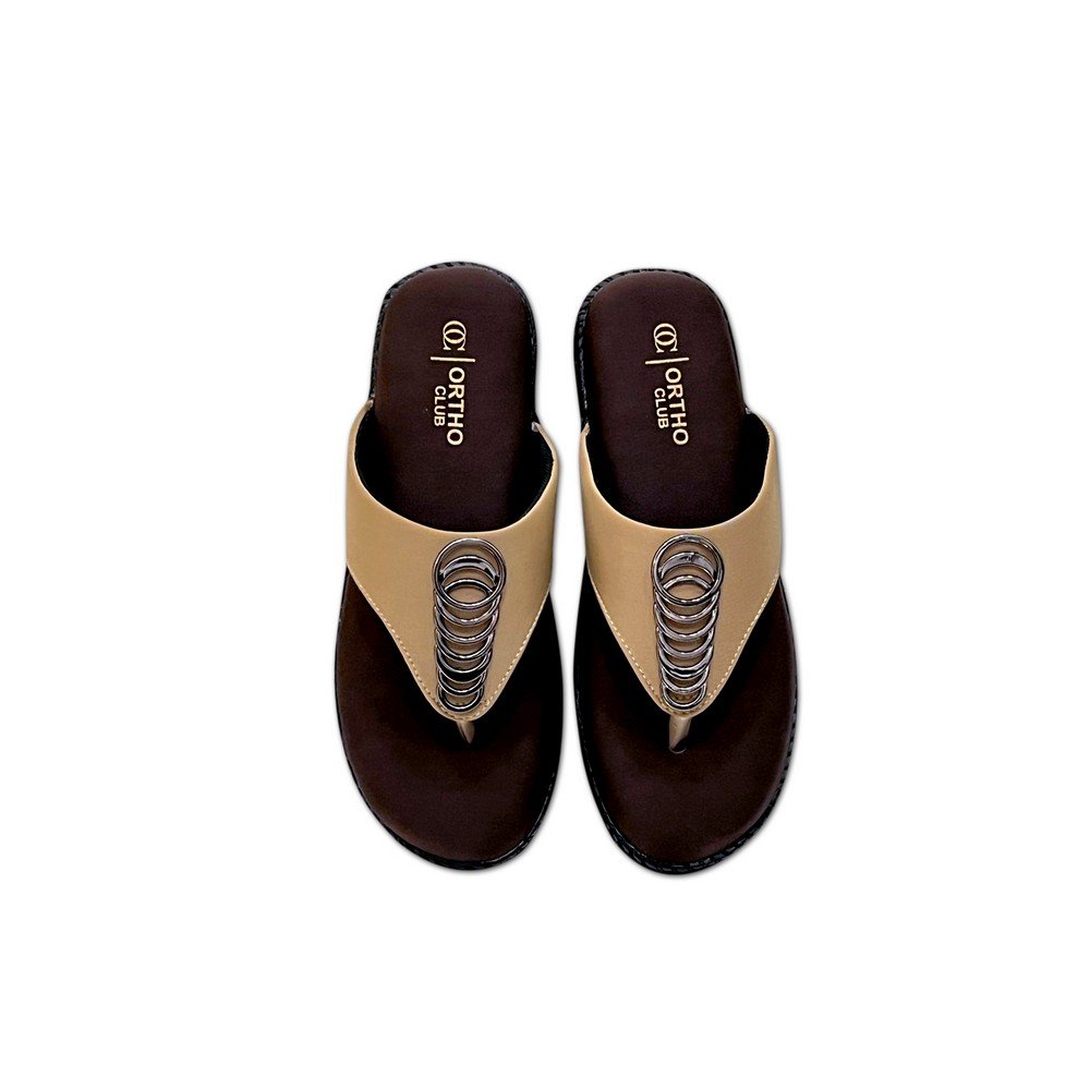 ORTHO CLUB Comfortable flat sandal Slipper's for Women's