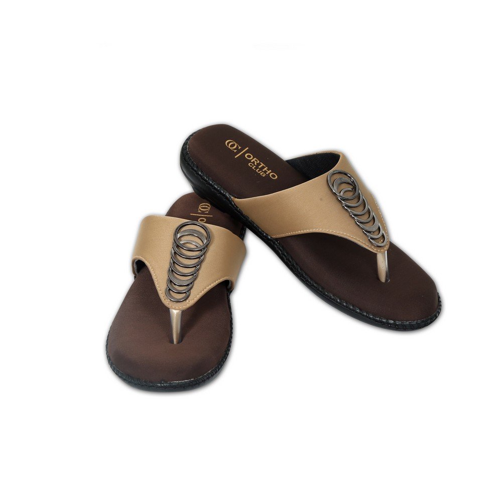ORTHO CLUB Comfortable flat sandal Slipper's for Women's