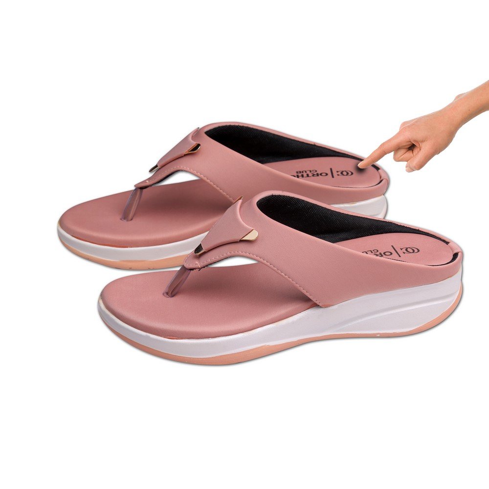 ORTHO CLUB Fancy doctor slippers Lightweight Daily Wear Flip-Flop